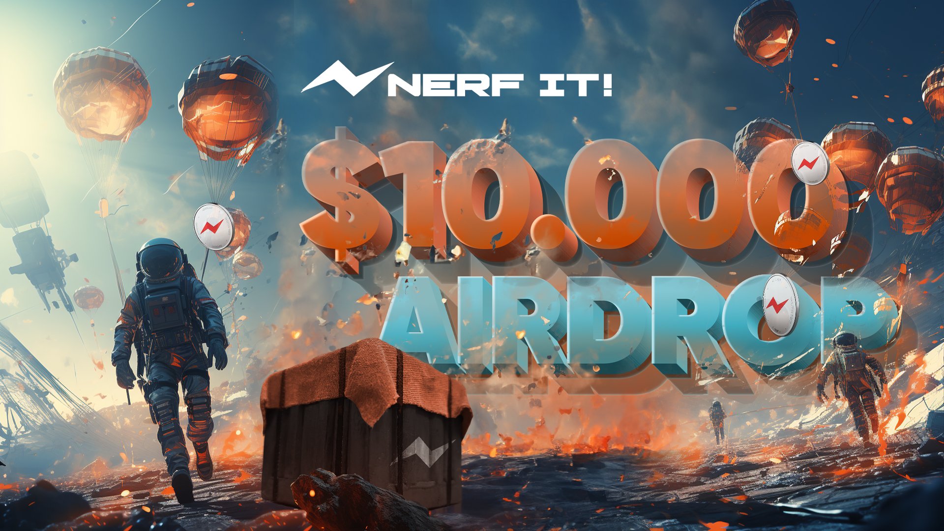 Nerf IT! App 10000 USDT değerinde Airdrop Etkinliği