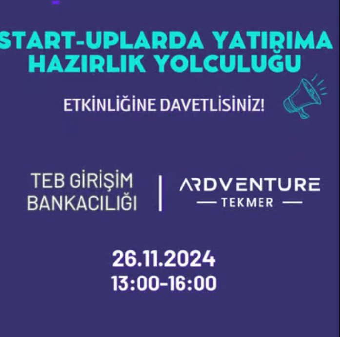  Start-uplarda Yatırıma Hazırlık Yolculuğu Etkinliği