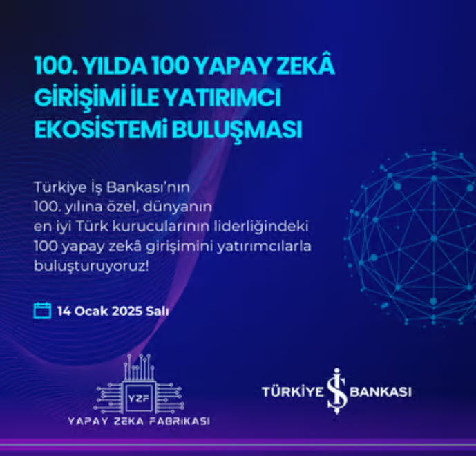 100 Yapay Zekâ Girişimi ile Yatırımcı Ekosistemi Buluşması