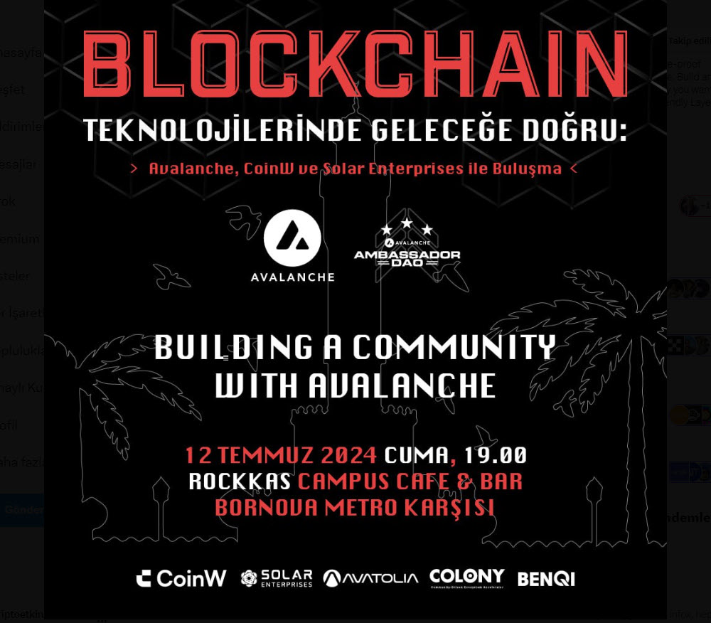 Avalanche İzmir 2. Etkinliği: Blockchain Geleceği