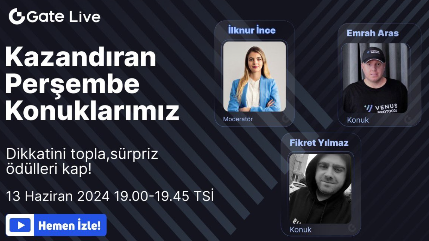 Gate Live - Kazandıran Perşembe Konuklarımız