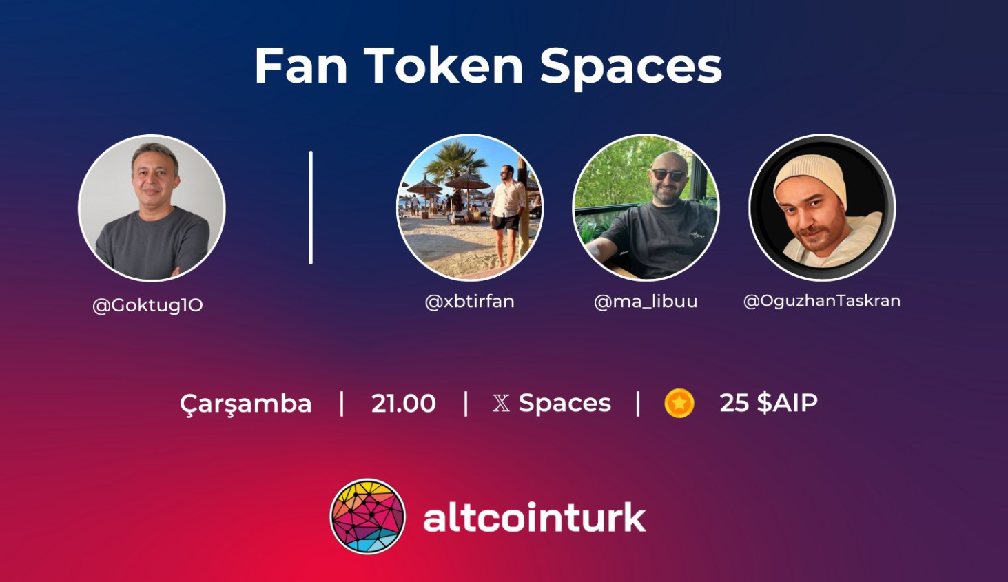 FAN TOKEN SPACES @ALTCOINTURK