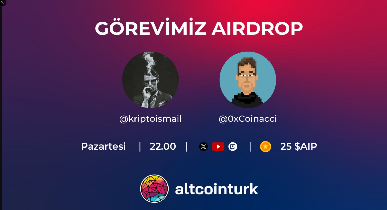 Görevimiz Airdrop Programı Bu Akşam!