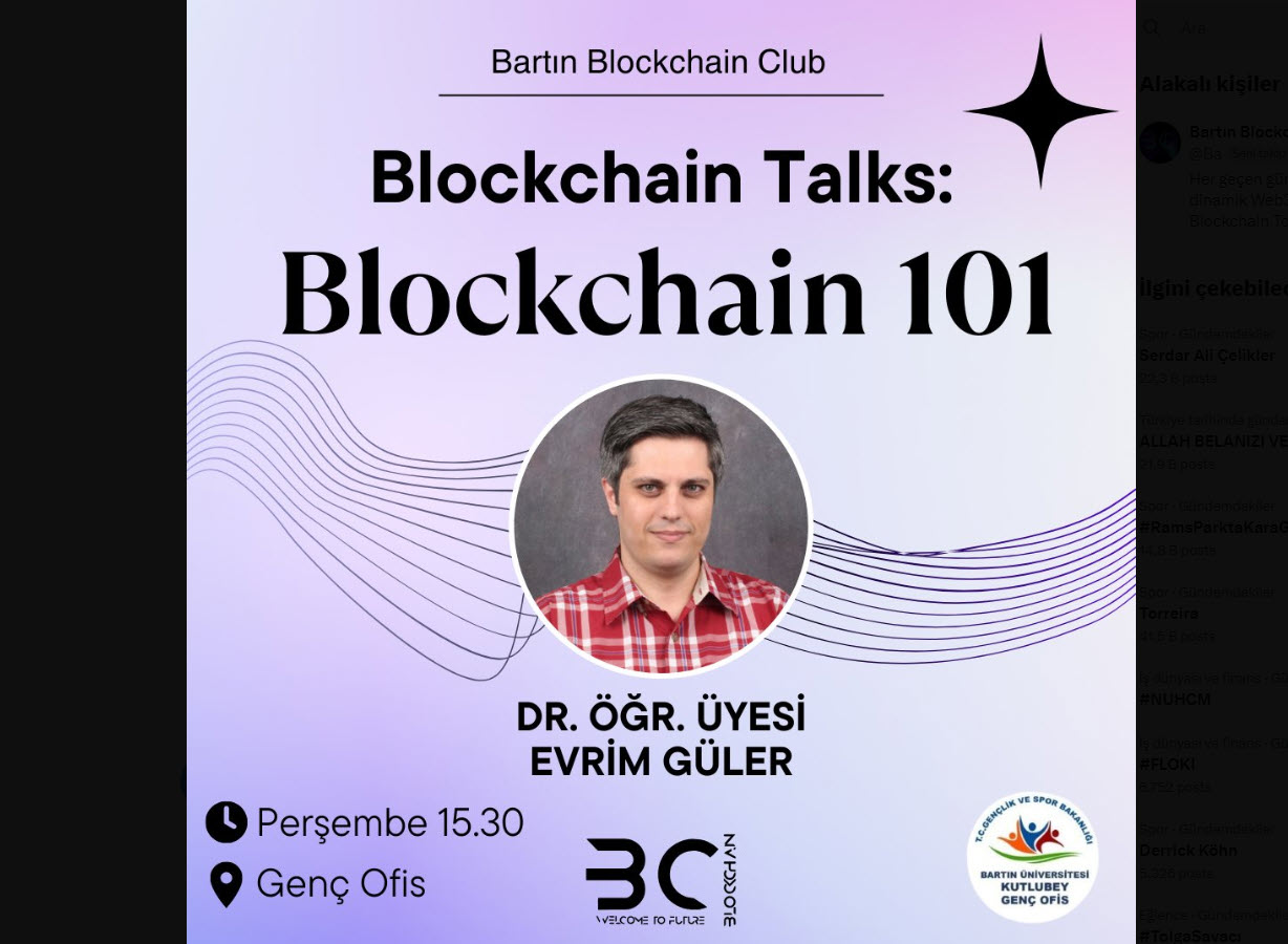 Bartın Blockchain Club Sunar: Blockchain 101 