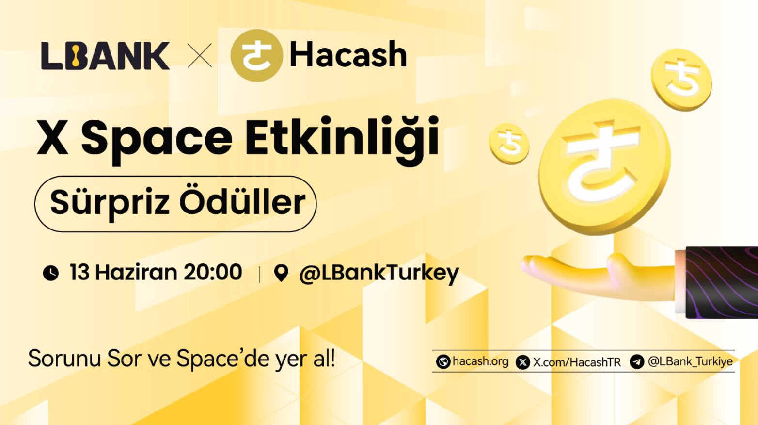 LBank Türkiye X Hacash Topluluğu X Space Etkinliği 