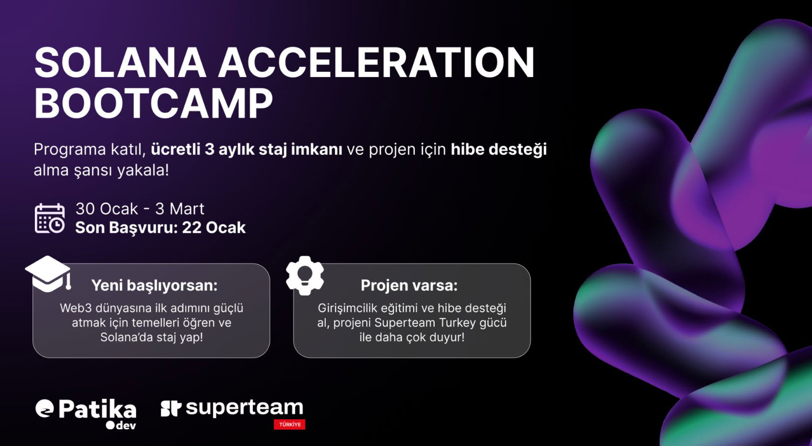 Solana Acceleration Bootcamp ile Web3 Dünyasına Adım At