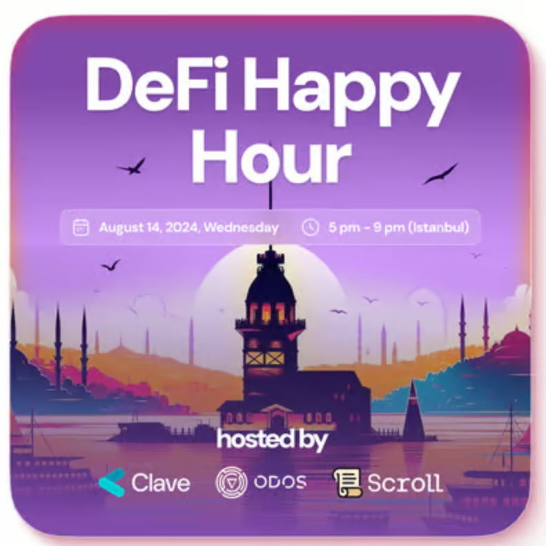 IBW DeFi Happy Hour w/ Odos, Clave, & Scroll