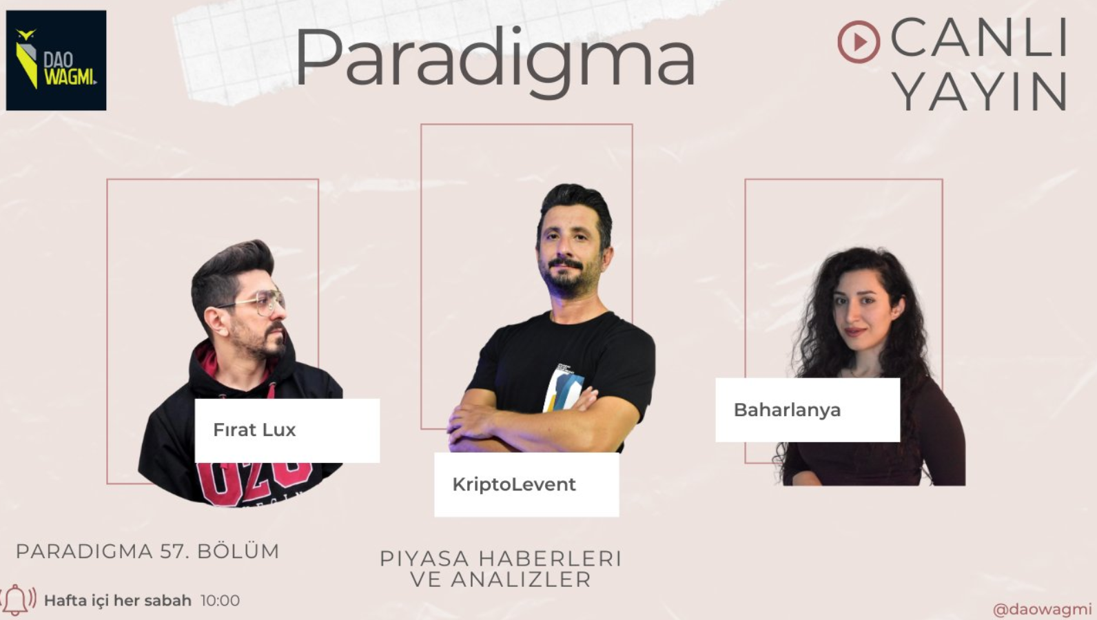 DaoWAGMI Canlı Yayını: Paradigma