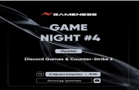  Gameness Türkiye Game Night 4 Geliyor! 